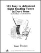 101 Easy To Advanced Sight Reading Tunes Percussion Duet cover